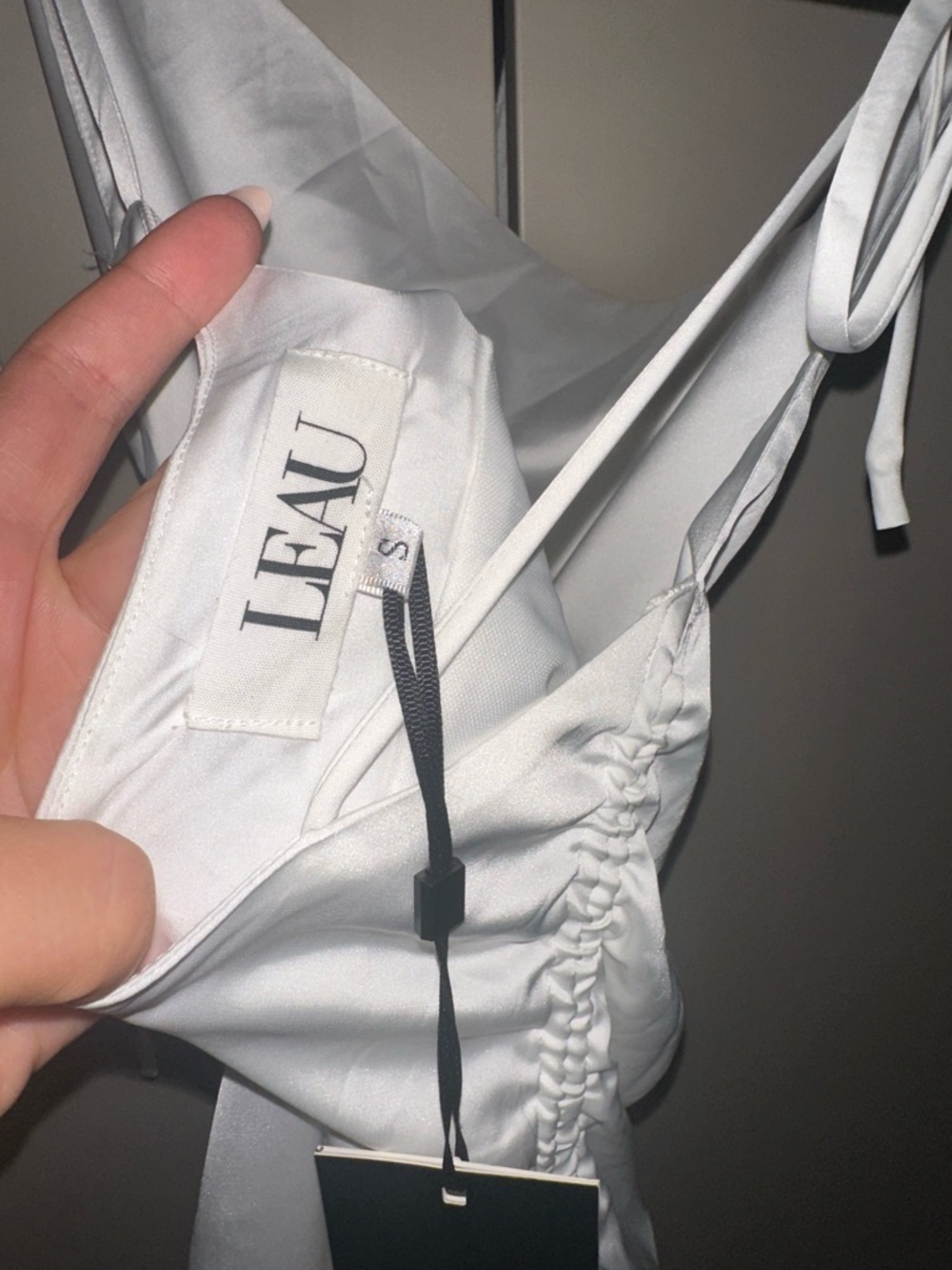 LEAU WHITE CABO Dress Size Small - Picture 7 of 7
